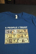 CUSTOM DTF PRINTED T SHIRT SIZES MED / LG / XL