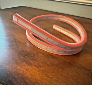 Flexible Curve Ruler Bendable Ruler for Engineering Drawing Embroidery & Sewing