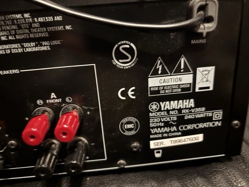 YAMAHA NATURAL SOUND AV RECEIVER RX-V359 Verstärker - Bild 5 von 5