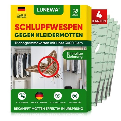 Schlupfwespen Gegen Kleidermotten Einzellieferung Karten LUNEWA x  1 Lieferung