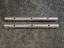 (QTY 2) Rubber Loading Dock Bumper 24 Inch L x 2 inch Width, Black