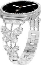 Bling Band with Case Compatible for Samsung Galaxy Watch 8 40Mm 44Mm, Women Diam