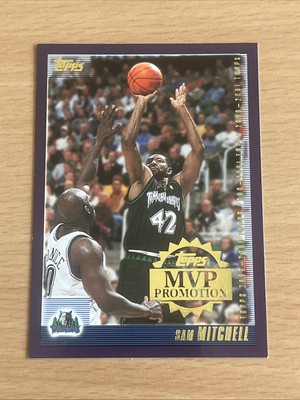 2000-01 Topps MVP Promotion Sam Mitchell - super rare Redemption Card /100