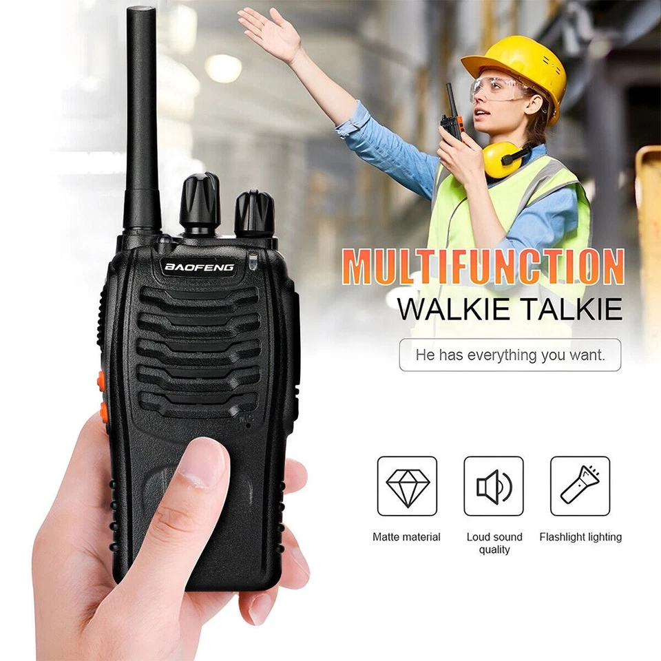 10X Baofeng BF-888S 400-470MHz 2 Way Radio Walkie Talkie 1500mAh Long Range lot - Image 3 of 4