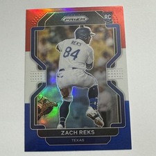 2022 Panini Prizm #116 Zach Reks Red/White/Blue Prizm
