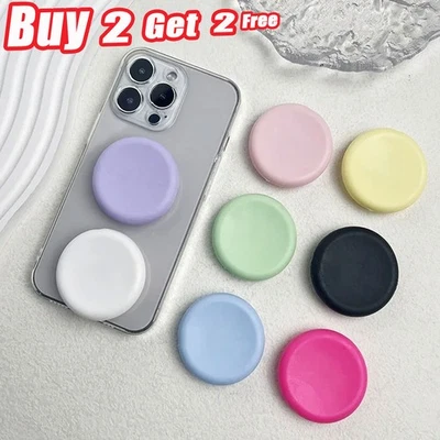 Pop Out Socket Holder Selfie Finger Grip Stand for iPhone Samsung Mobile Phones