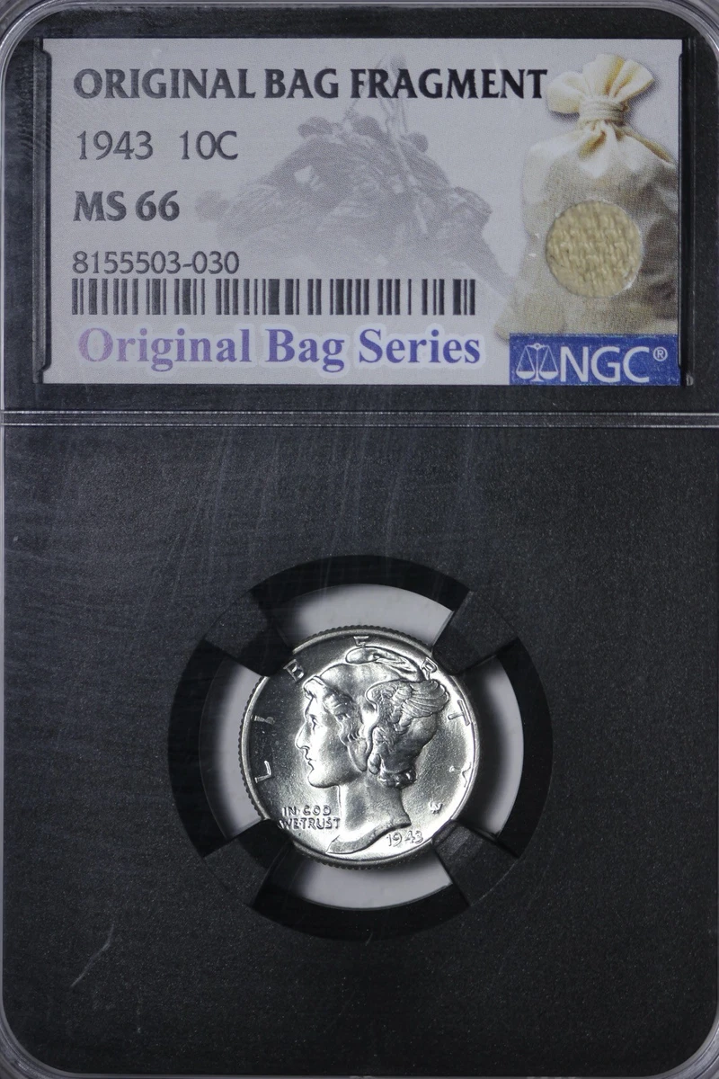 MS 66 Graded 1943 Year Mercury Dimes (1916-1945) for sale | eBay