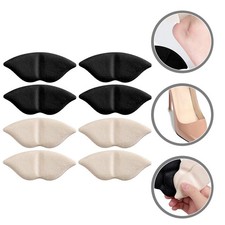 Reusable Wear-Resistant Heel Inserts with Adhesive Back for All Shoe Types