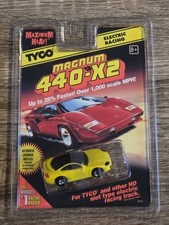 TYCO NOS  DODGE STEALTH YELLOW  BRAND NEW  ON CARD WOW HO SLOT CAR VINTAGE
