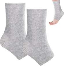 Bamboo Anti Fatigue Socks,Compression Bamboo Foot Sleeves,Soft Compression