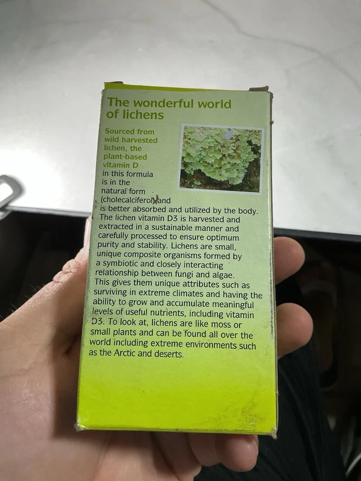 Whole Earth & Sea Vitamin D3 1000IU Vegan Bioenhanced Non-GMO 90 Capsules - Image 3 of 4