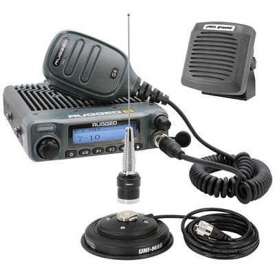Rugged Radios RK-G4-SPK, Kit Radio Receiver G4 46 Watt Speaker Included Black