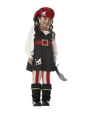 Precious Little Pirate Toddler Costume For Girls