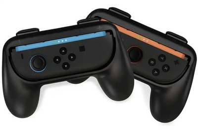 NEXT Performance Grip 2 Pack for Switch 2 JoyCon 2 & Switch JoyCons - Black 