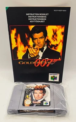 Goldeneye 007 | N64 Nintendo 64 Game | Cart + Manual | Tested Pal - Image 1 of 4