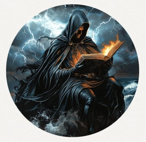 Hayleybug 1 oz The Ashen Scholar Silver Round  Mintage of  15 w/ COA