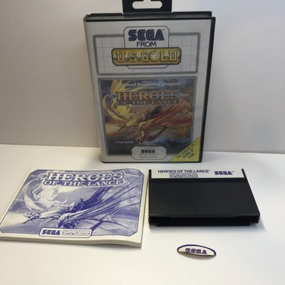 Sega Master System: Heroes of Lance Game OVP D&D Game