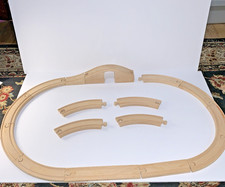 BRIO WOODEN RAILWAY VIADUCT BRIDGE And Track Pieces Thomas Train Compatible