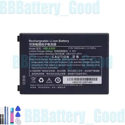 New 3.8V 3800mAh HBL6200 Battery For UROVO I6200S i6300A PDA 6200 6300