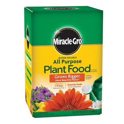 Miracle-Gro 1.5 lbs Water Soluble All Purpose Plant Food Fertilizer 