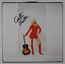 Carter Faith JSA Signed Autograph Album Vinyl Record Insert Cherry Valley