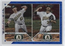 2023 Topps Update Rookie Combo Blue Foil /999 Hogan Harris Chad Smith #US49 0qe1