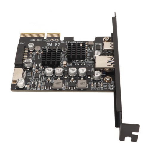 Neu PCIe Typ C Karte 10Gbps High Speed Gold Plated Pin Front Typ E PCIE USB3.2 - Bild 11 von 24