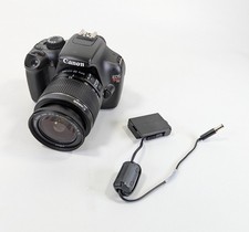 Canon EOS Rebel T3 Digital SLR Camera w/18-55mm Lens  DC Coupler No Cap or Batt