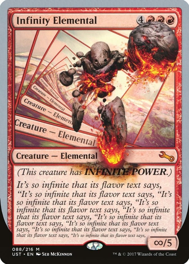 Infinity Elemental - 88 - NM - Unstable