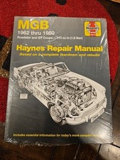 Mgb Shop Manual Repair Service Book Haynes 1962-1980 Mgb Shop Manual Repair Service Book Haynes 1962-1980