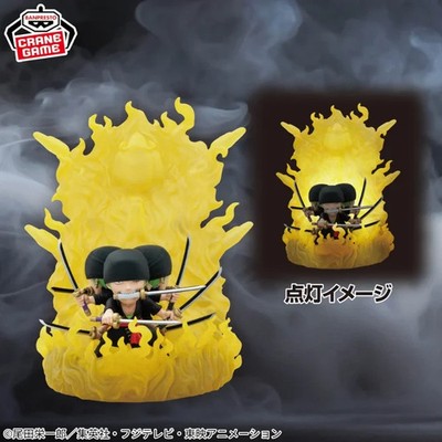 One Piece Zoro Room Light Kiki Nine Swords Style Ashura Figure New