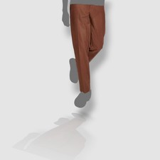 136 Alfani Men's Brown Slim-Fit Stretch Trousers Dress Pants Size 30W 30L