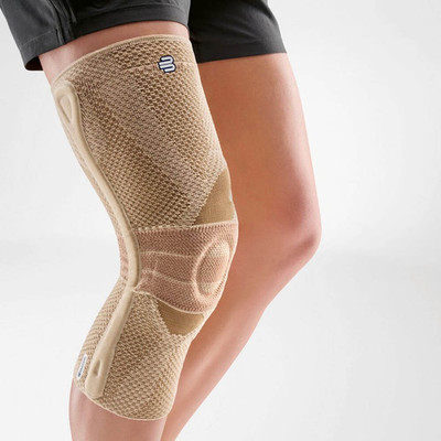 Bauerfeind Genutrain P3 Volleyball Knee Pad Beige Left Hand Drive Ball Head Beige