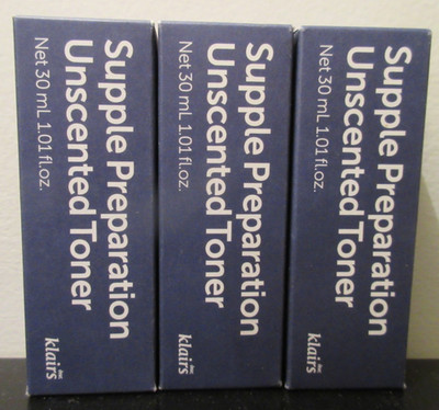 4 Klairs Supple Preparation Facial Toner 1.01 oz ea SALE HELPS DOGS & CATS!