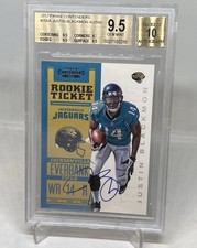 2012 Panini Contenders Ticket  /550 Justin Blackmon RC ROOKIE AUTO BGS 9.5/10