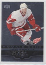 2005-06 Upper Deck Black Diamond Rookie Gems Johan Franzen #158 05cr