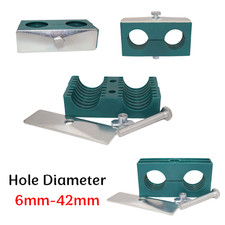 Morsetto idraulico per tubi stile Stauff, corpo solido, doppio diametro 6mm-42mm