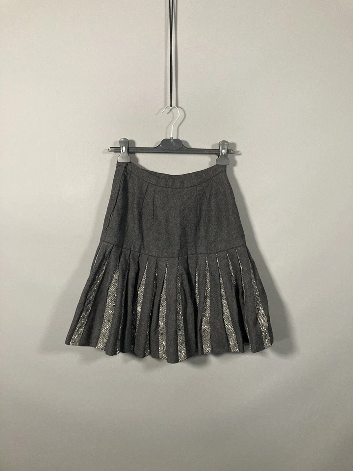 Falda LANA VALENTINO - W24 - Gris - Excelente Estado - Mujer’s Foto 4 de 4