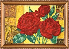 Bead Embroidery Kit "Marseilles" Stitching Handmade Beadwork