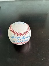 NY Yankees Legend Johnny Blanchard signed baseball- Tri-star 