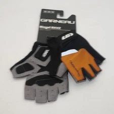 NEW Louis Garneau Biogel RX-V2 Bike Gloves Black Brown Caramel  Adult Medium