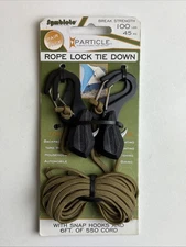 Symbiote Particle 054020 6' 550 Cord Rope Lock Tie Down Set of 2!