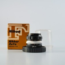 EXCELLENT Nikon NON Ai Nikkor-O Auto 35mm F/2 Prime Lens