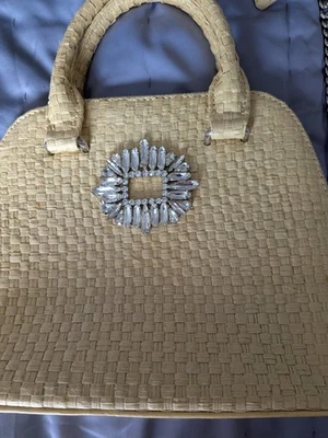 Zara Woven Handbag Cross Body Bag - Image 1 of 4