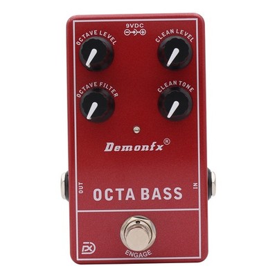 New Demonfx OCTA BASS Analog Bass Octave Effect Pedal