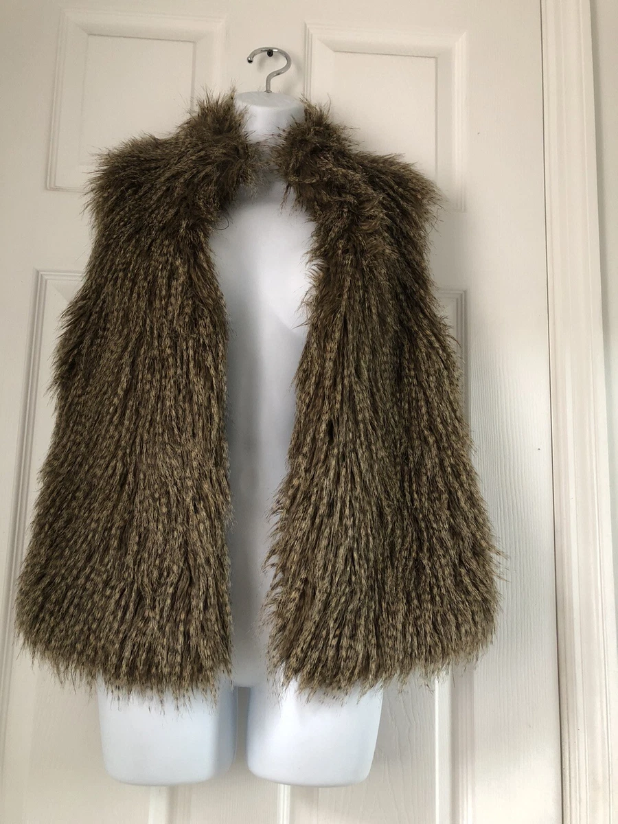 MICHAEL Michael Kors Women s Faux Fur Vest Brown Size S