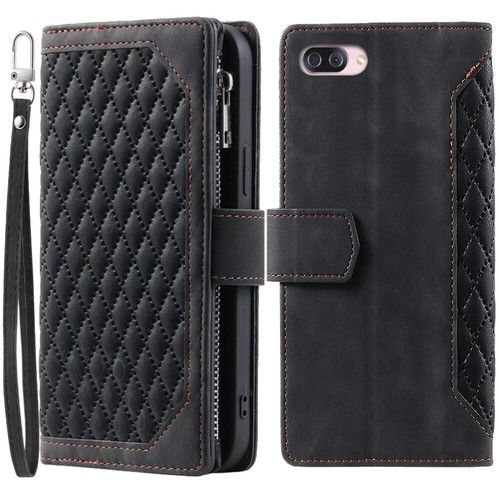 For Zenfone 4 Max Plus ZC554KL Rhombic Wallet Case Leather Zipper Flip Card Case - Picture 9 of 44