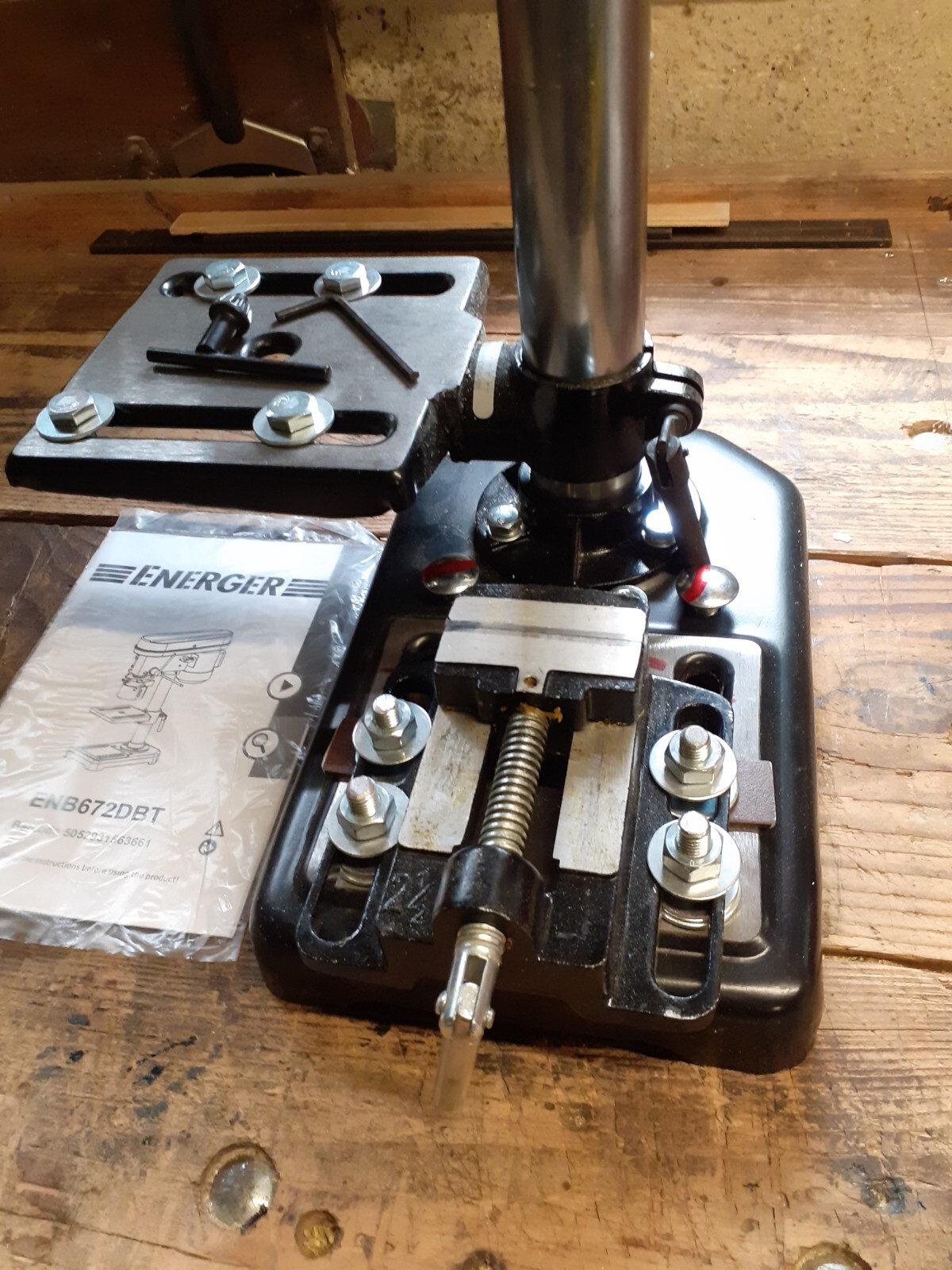 'ENERGER' BENCH DRILL/PRESS ENB672 5 SPEED 13MM CHUCK 230240 volts 350 W eBay