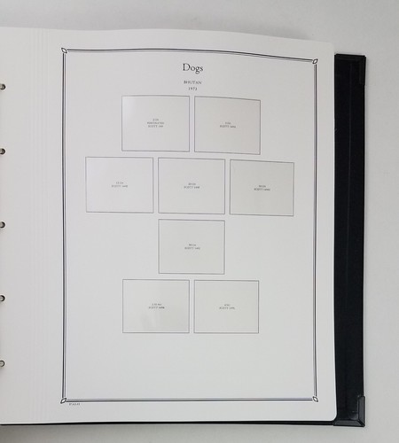 Palo Dogs Stamp Album 1973-1992 101 Hingless Pages 5 Ring Binder & Slipcase - Picture 4 of 13