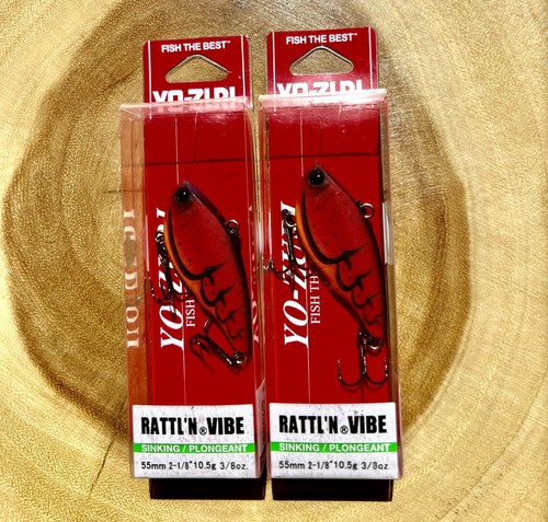 Yo-Zuri (Lot Of 2) RATTL’N VIBE Lipless Crankbait, Bass, Free Shipping! NWT! - Picture 4 of 12